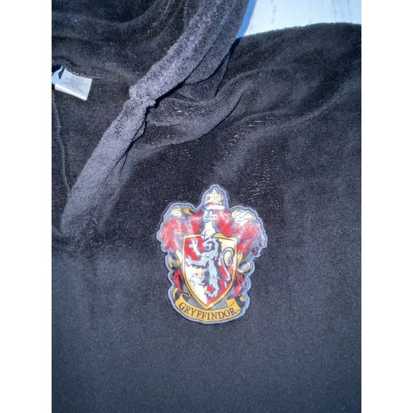 Harry Potter Women's Black Fleece Poncho One Size - Picture 4 of 8